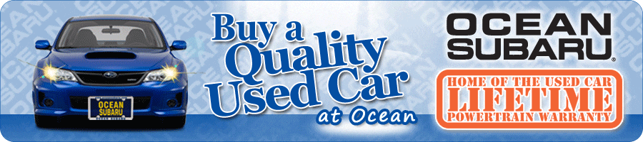 Ocean Subaru - Quality Used Cars with a Free Lifetime Powertrain Warranty
