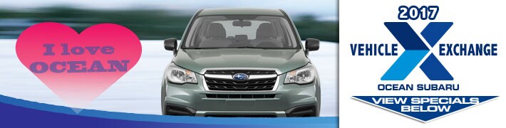 View Ocean Subaru's Vehicle Exchange Program specials below