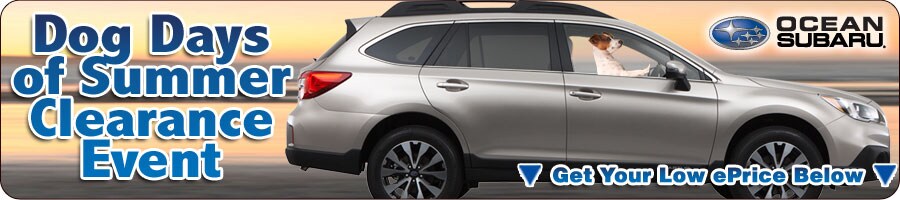 Ocean Subaru's Dog Days of Summer Sales Event with $300 Low Price Guarantee