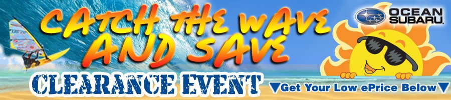 Ocean Subaru Summer Clearance Event - All 2014s must go.