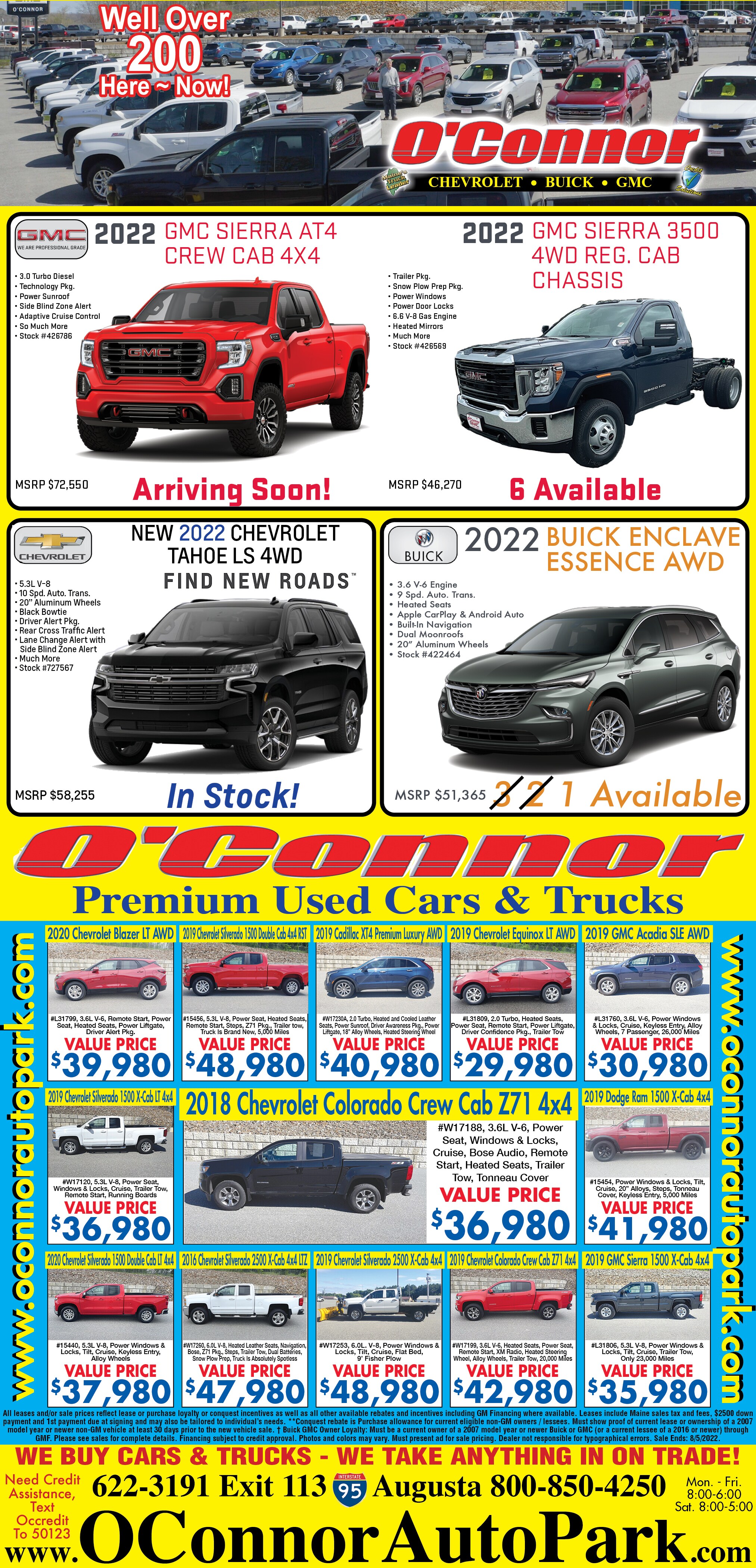 072922OConnor new and used.jpg