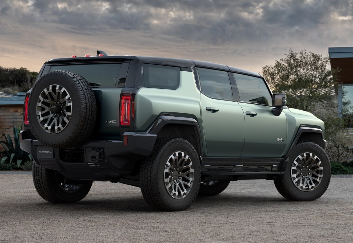 2024 GMC Hummer EV SUV exterior comparison