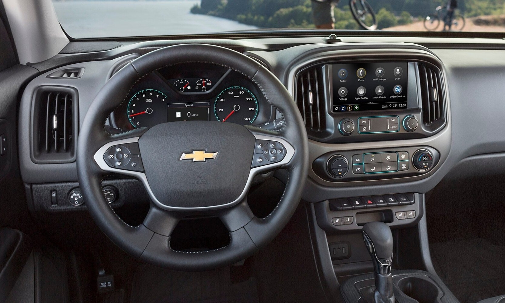 2022 Chevy Colorado Interior Small Truck Comparison - Octane Buick GMC of Santa Fe.jpg 2022 Chevy Colorado Interior Small Truck Comparison