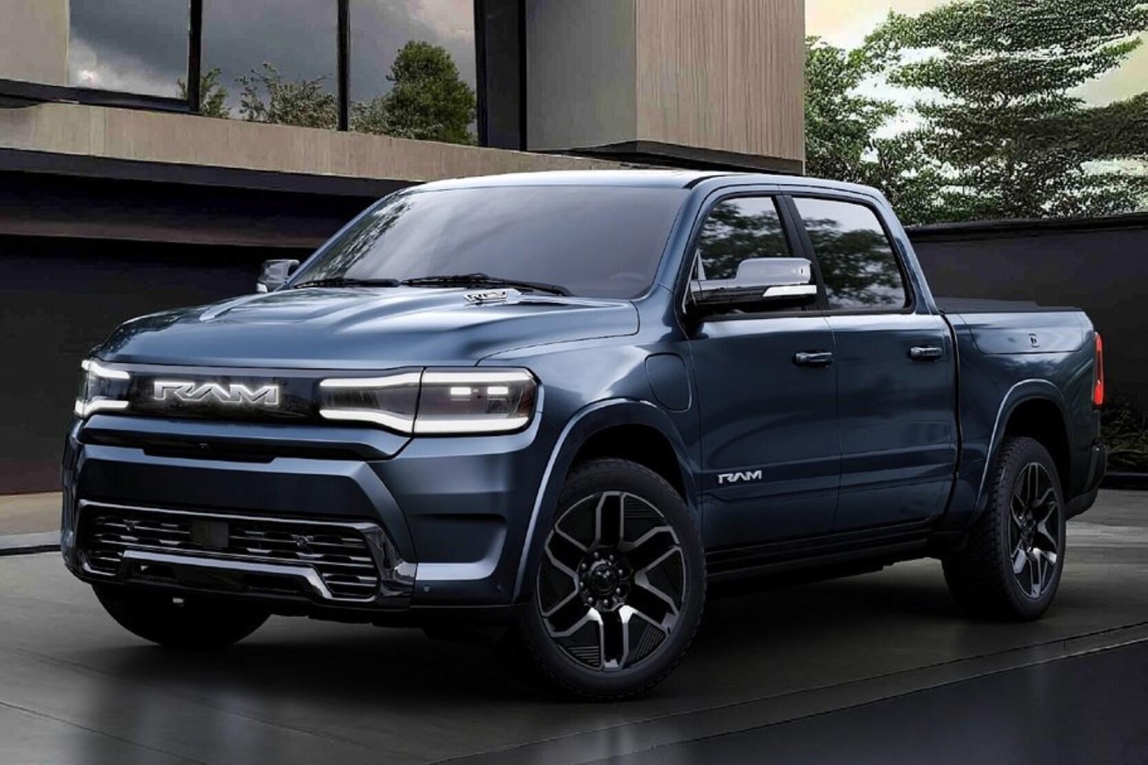 2025 Ram 1500 REV Exterior Comparison