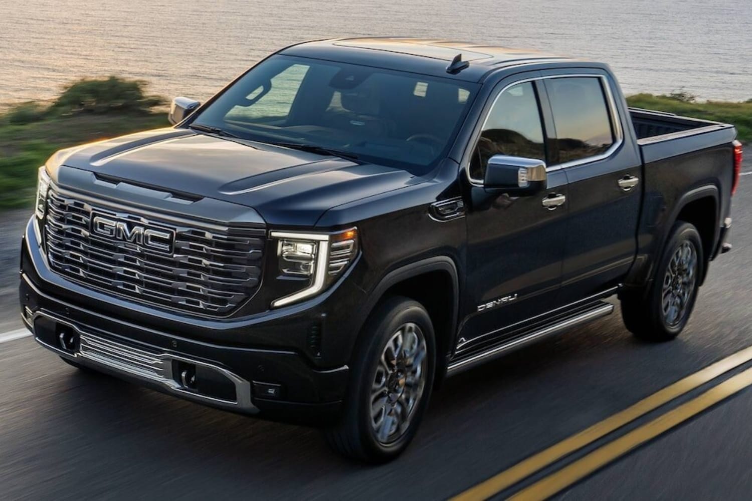 2023 GMC Sierra 1500 Denali Ultimate in titanium rush metallic color