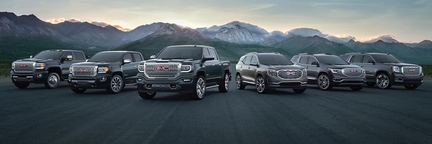 New 2022 GMC model lineup mobile hero image background