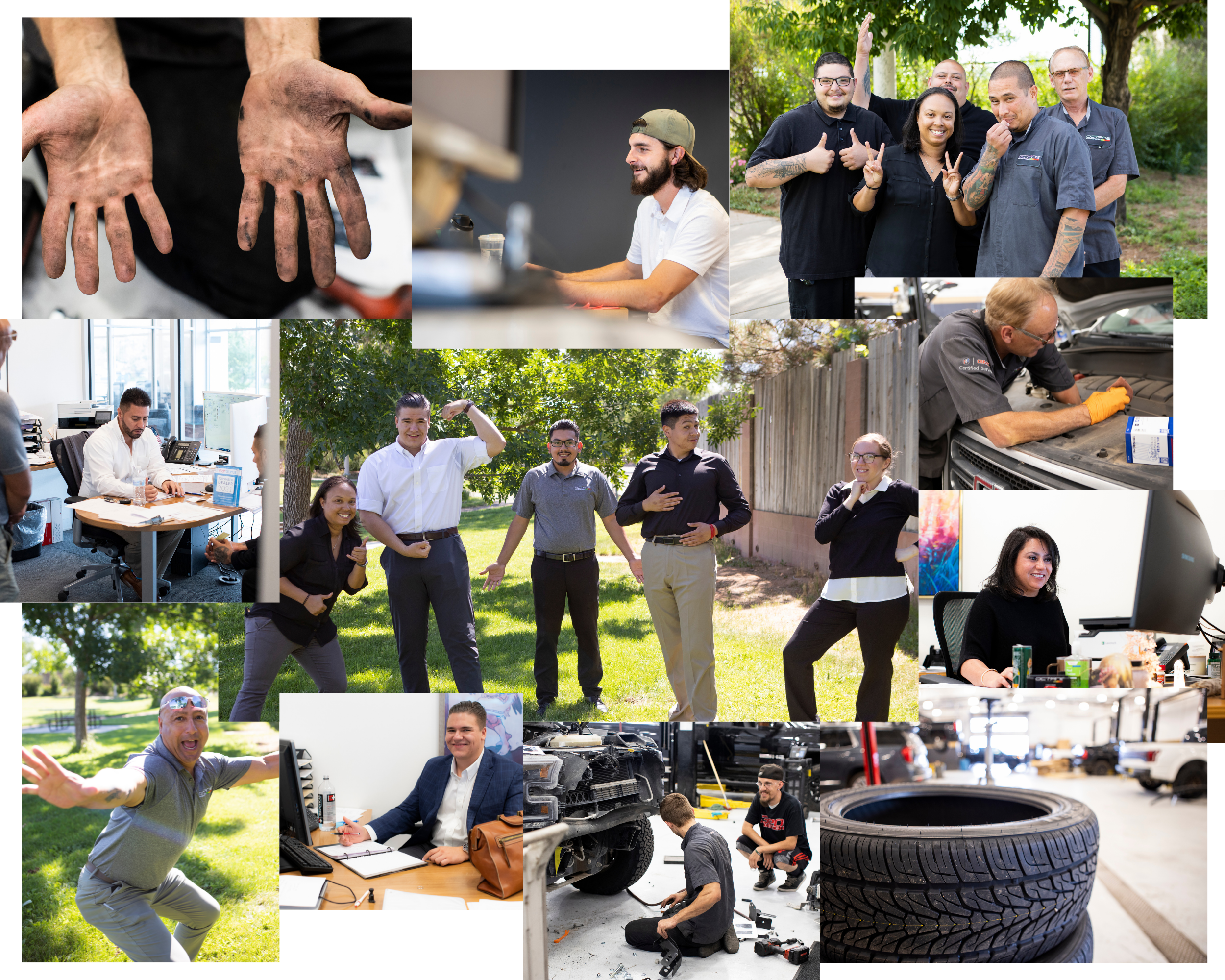 Octane Buick GMC helpful sales, service, and parts staff team members
