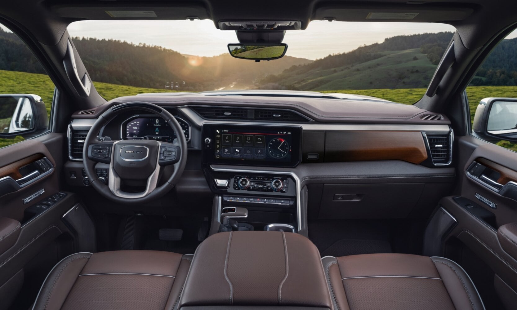 2024 GMC Sierra 1500 Interior Comparison Image