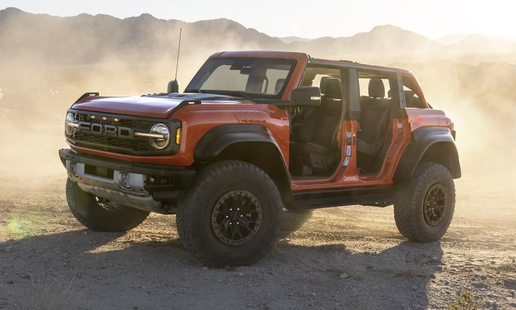orange Used 2023 Ford Bronco Raptor