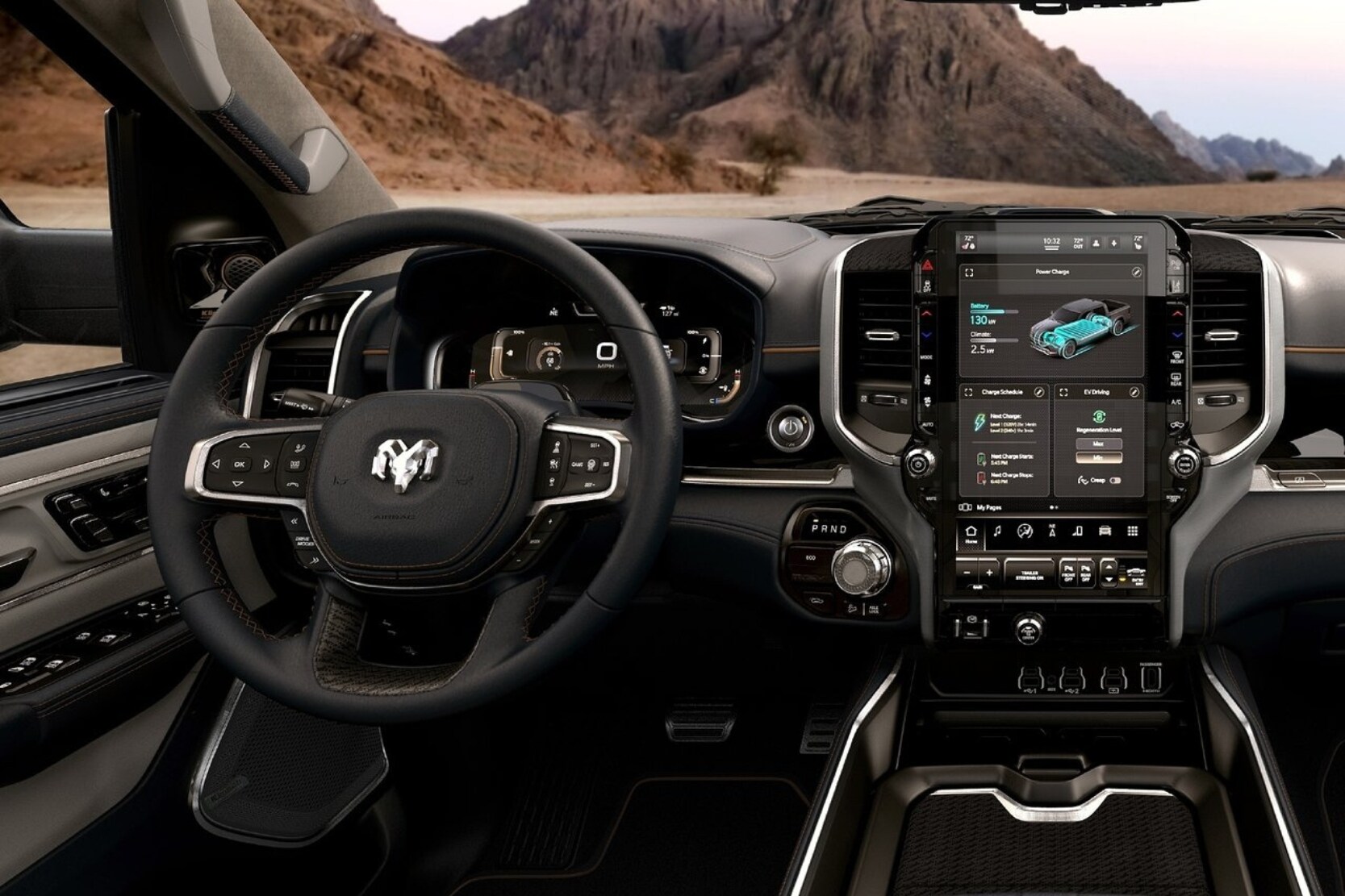 2025 Ram 1500 REV Interior Comparison