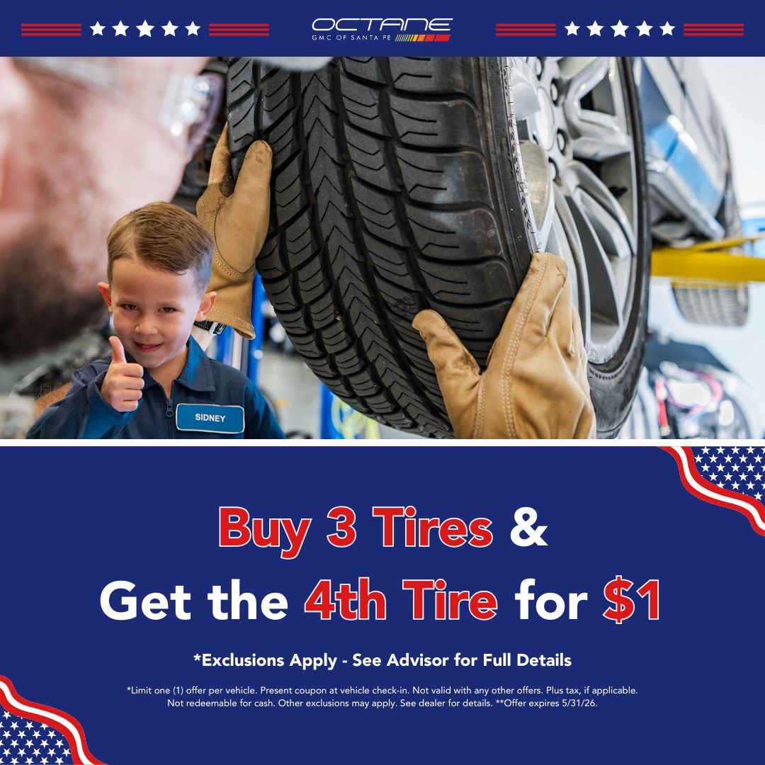 Buy 3 tires and get the 4th Tire for $1