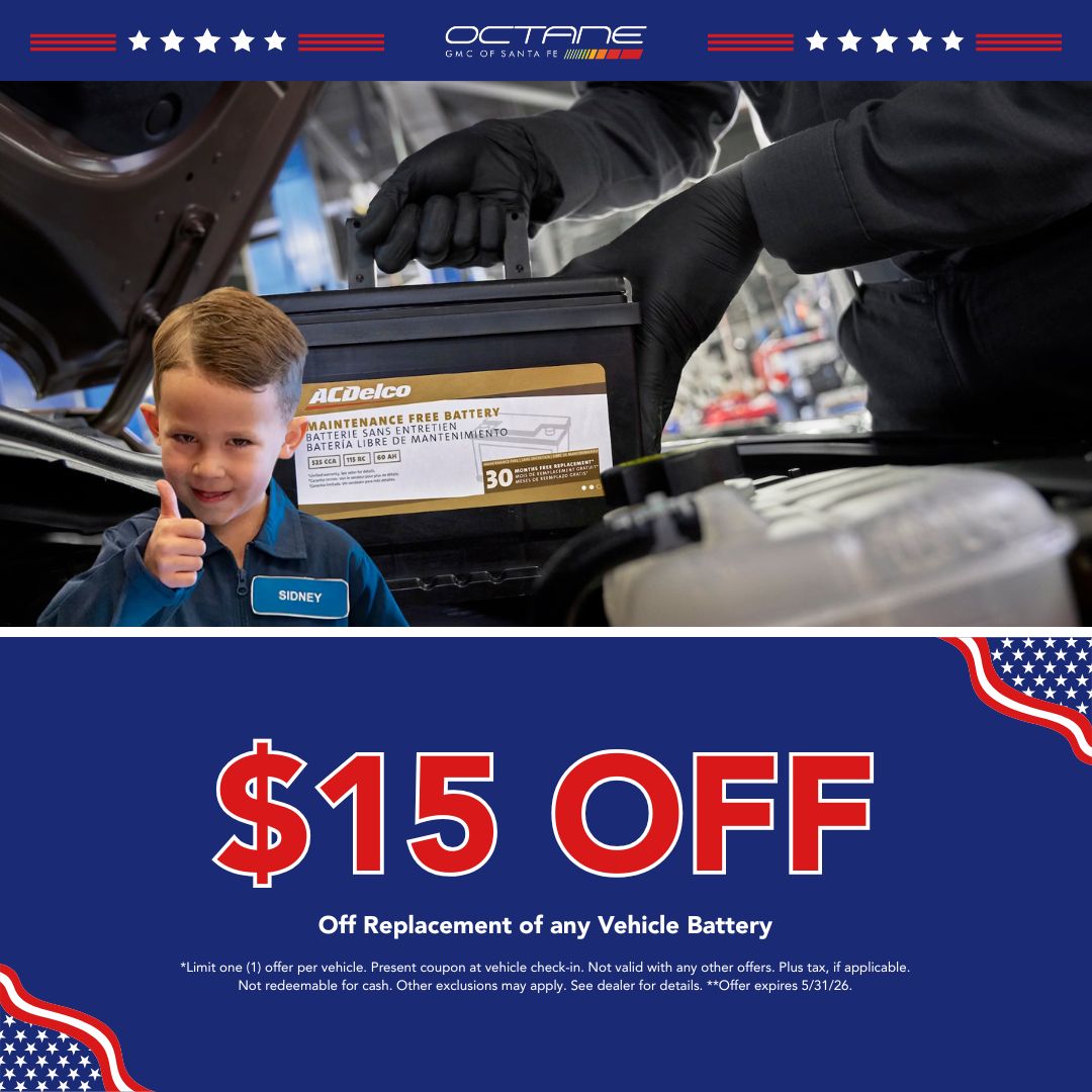 $15 off of replacements of any vehicle battery