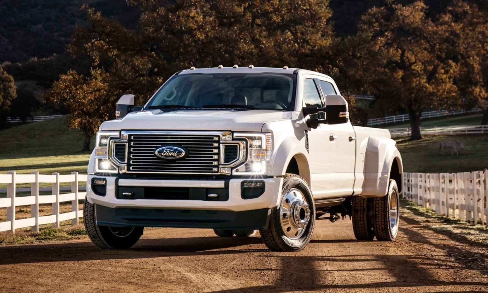 Image of a Used 2020 Ford F-350 Super Duty diesel truck