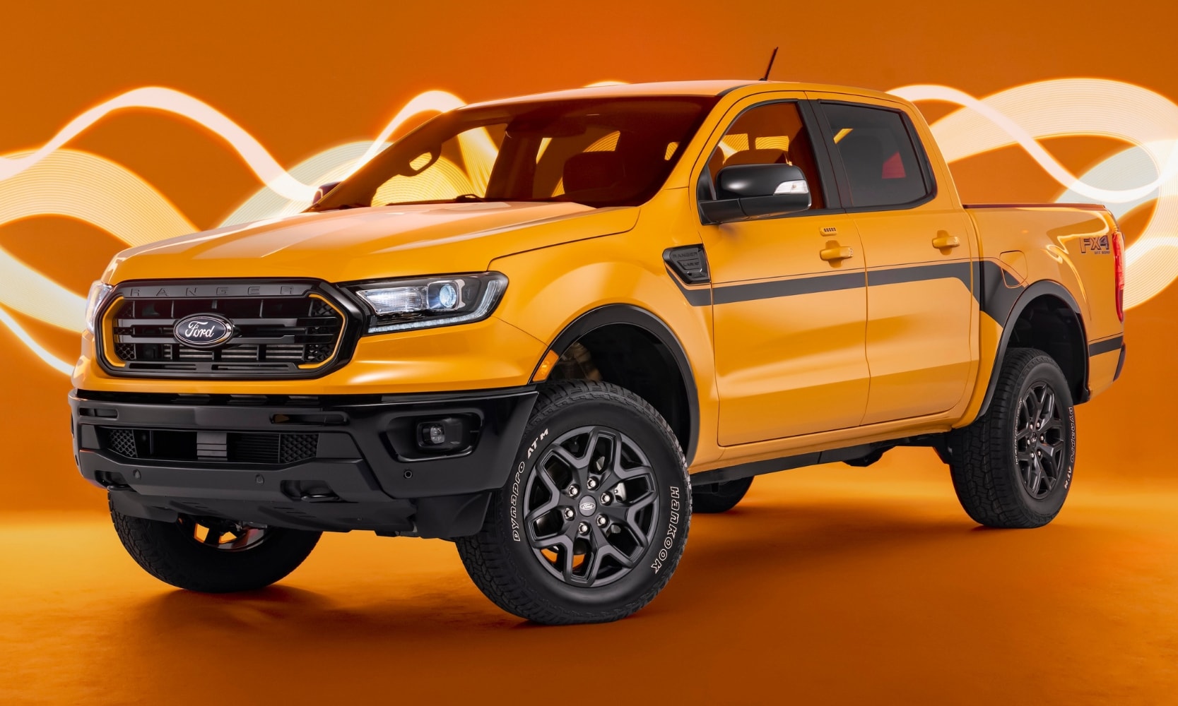 orange Used 2022 Ford Ranger Truck
