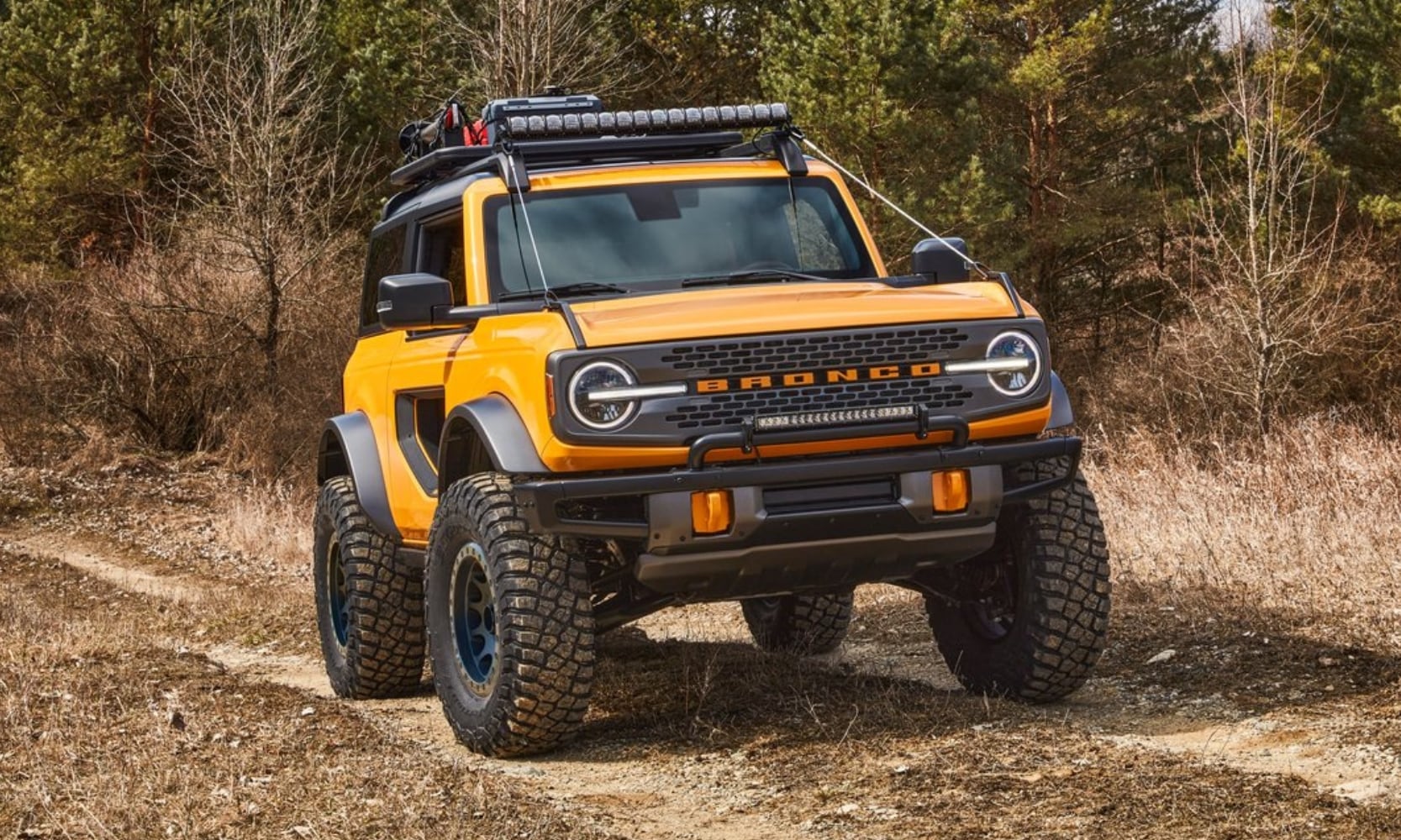 yellow Used 2021 Ford Bronco Badlands