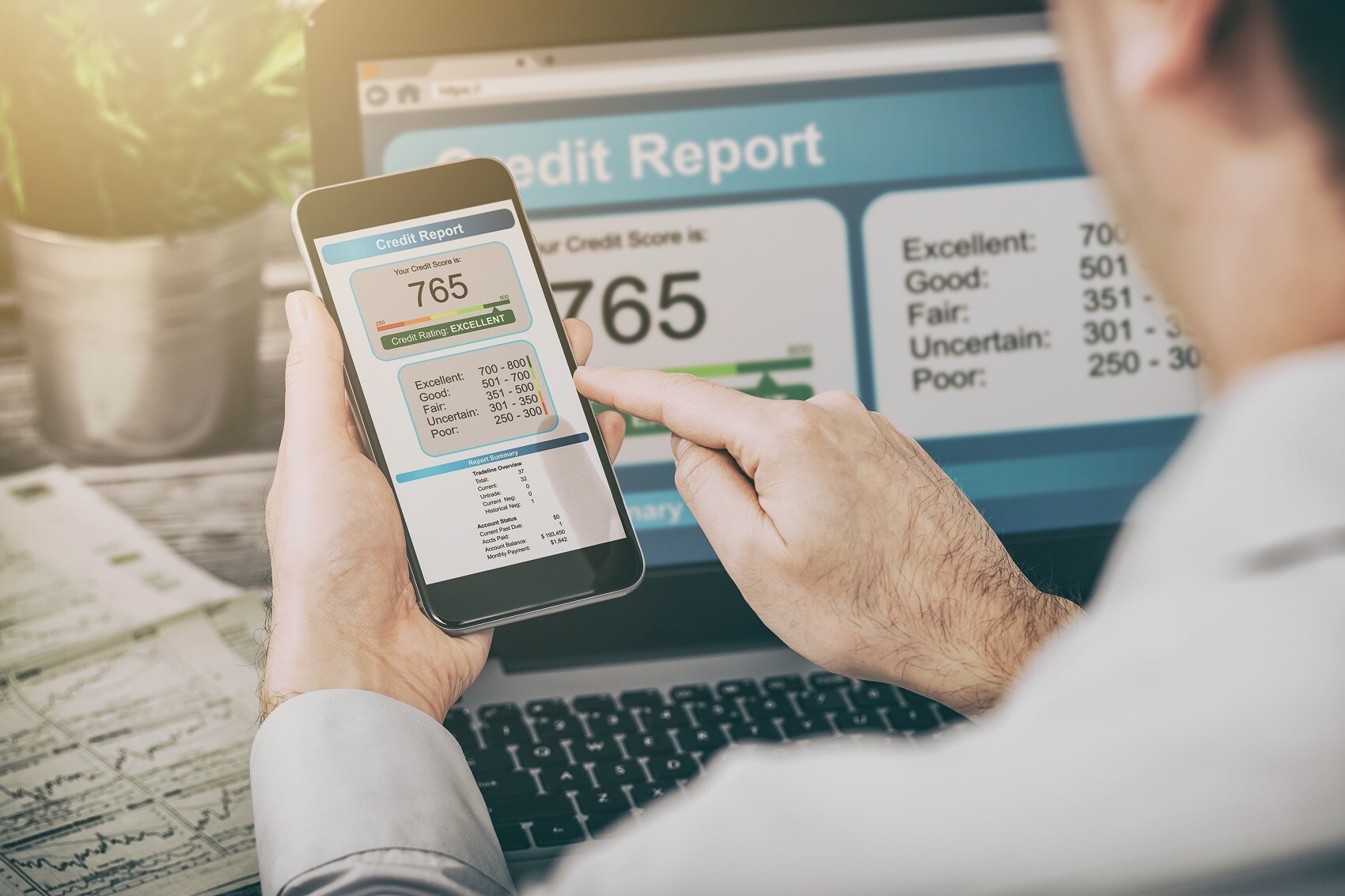 Credit score check