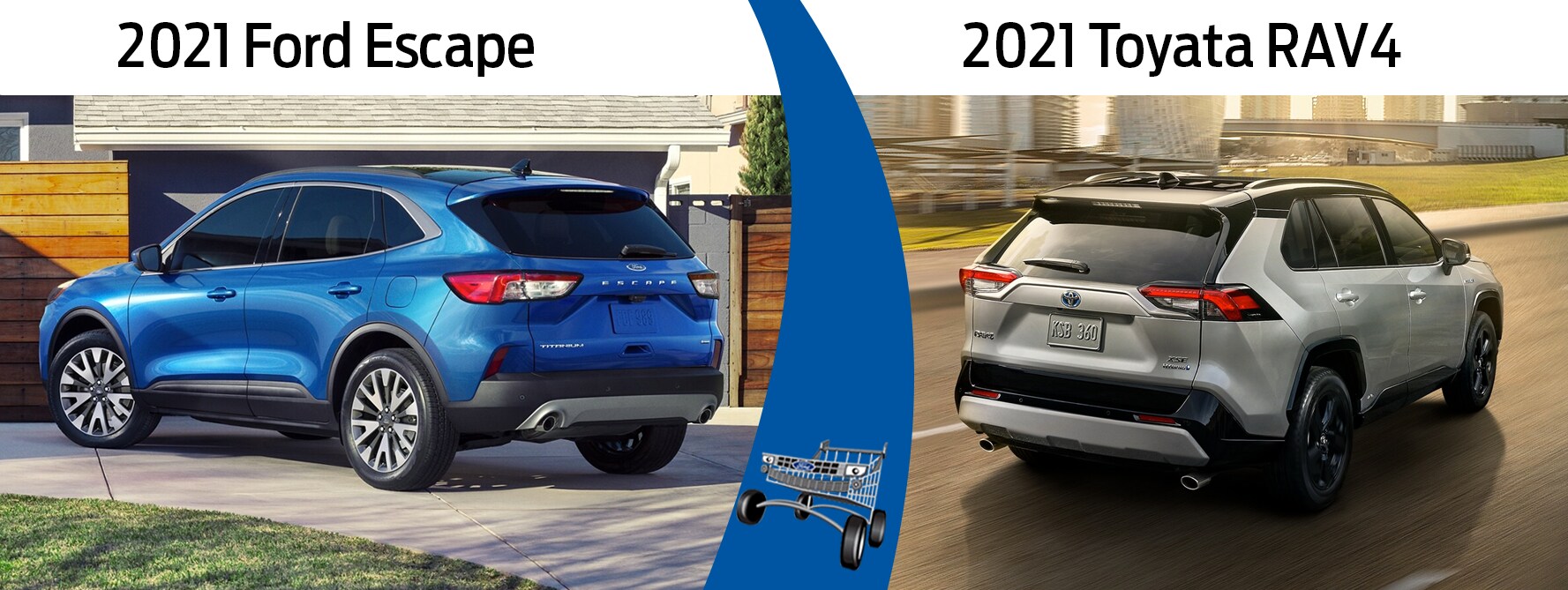2021 Ford Escape vs. 2021 Toyota Rav4 Which to Buy Homewood, IL