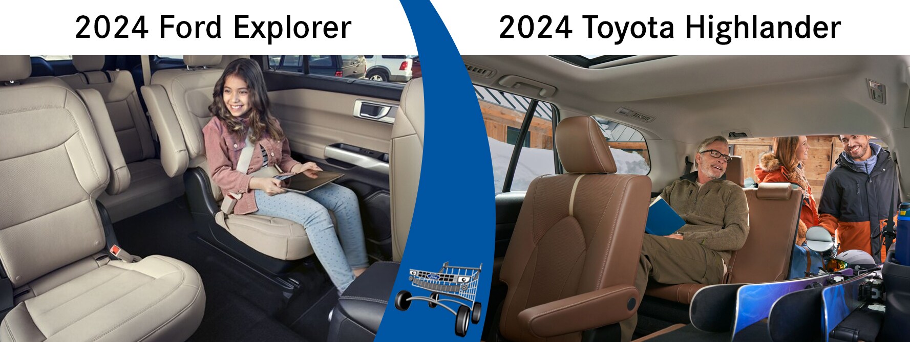 2024 Ford Explorer vs. 2024 Toyota Highlander
