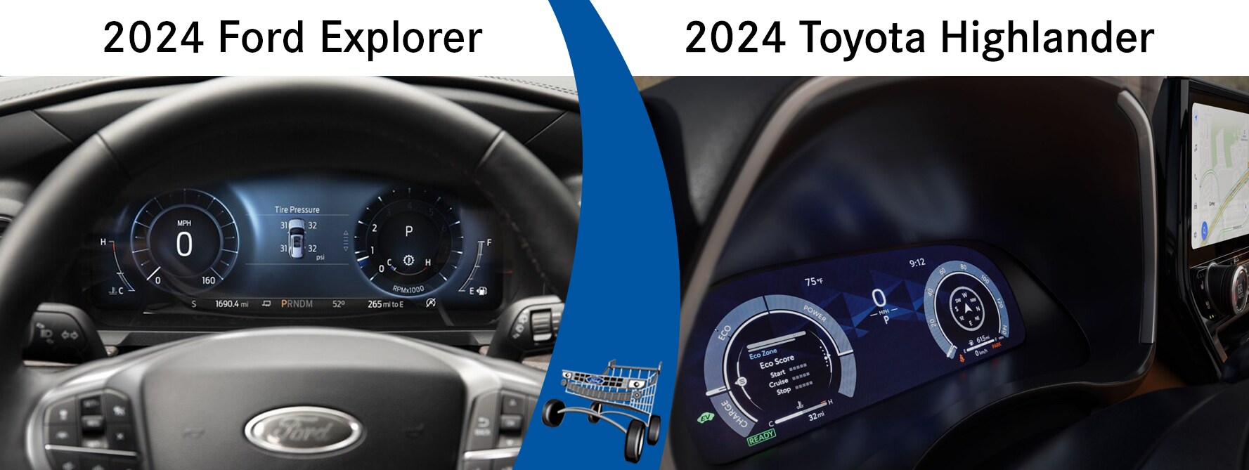 2024 Ford Explorer vs. 2024 Toyota Highlander