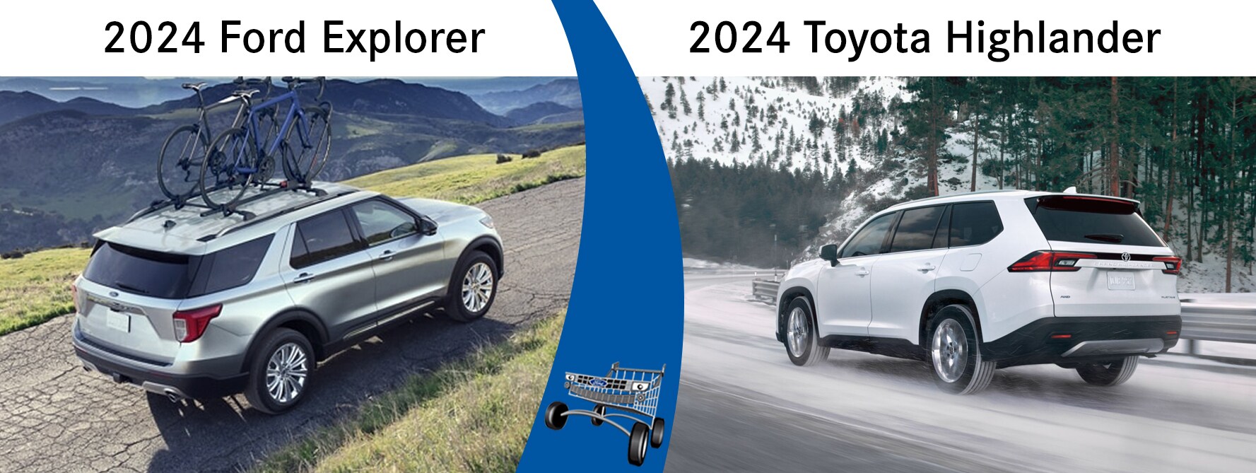 2024 Ford Explorer vs. 2024 Toyota Highlander