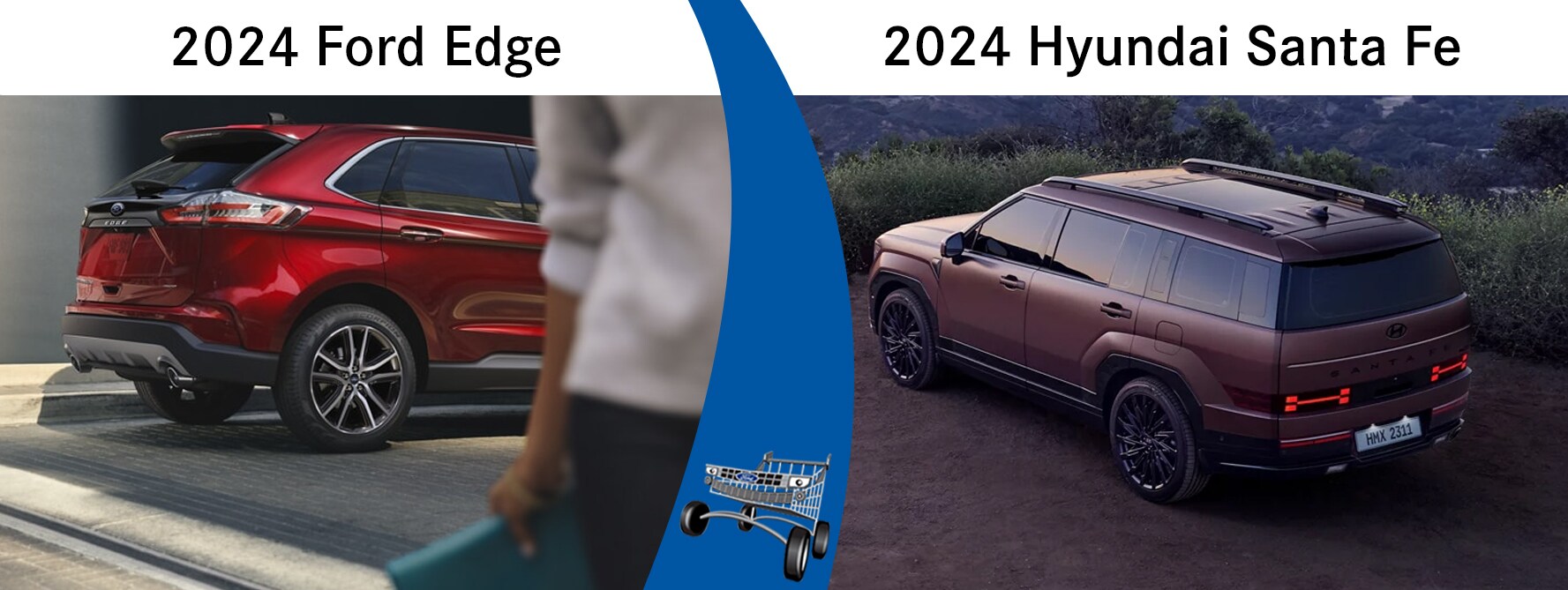 2024 Ford Edge vs the 2024 Hyundai Santa Fe