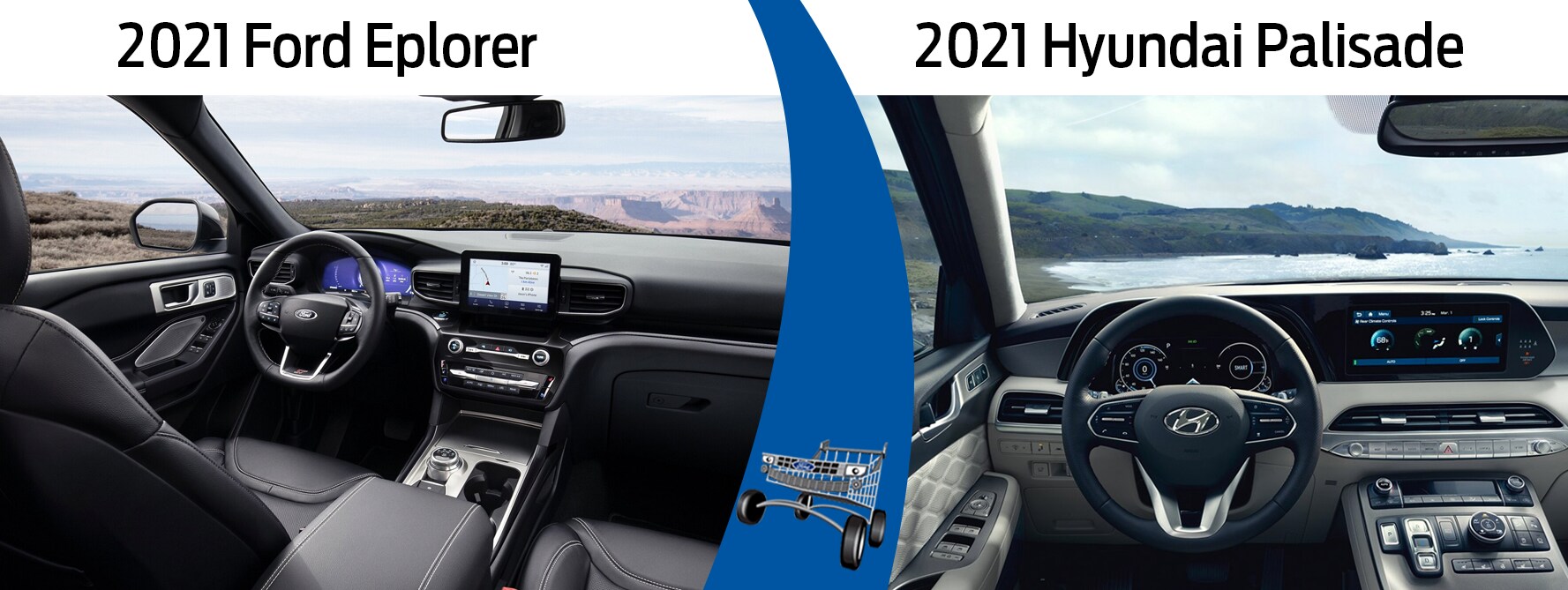 2021 Ford Explorer vs. 2021 Hyundai Palisade Performance
