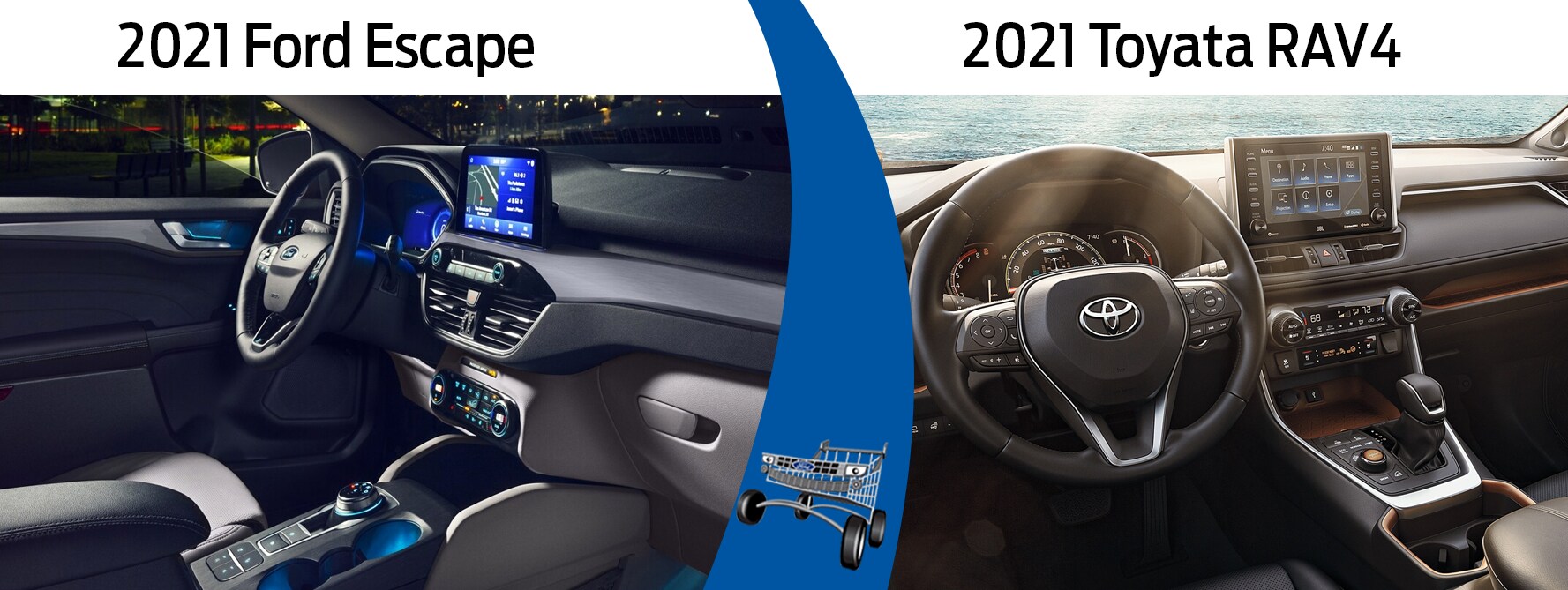 2021 Ford Escape vs. 2021 Toyota Rav4 Highlight Homewood, IL