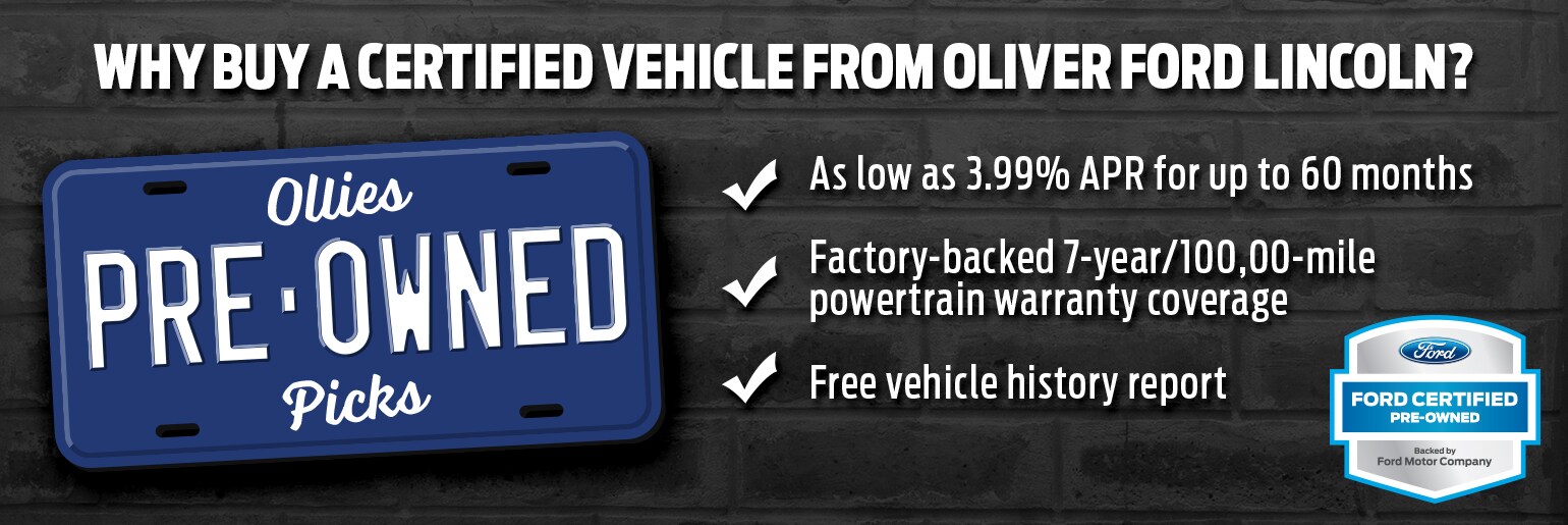 Oliver Ford Lincoln Certified Pre-Owned Vehicles in Plymouth, IN Oliver Ford Lincoln Certified Pre-Owned Vehicles in Plymouth, IN