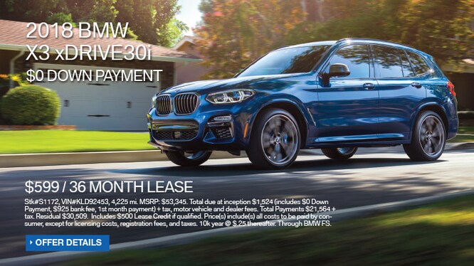2018 BMW X3 xDRIVE30i