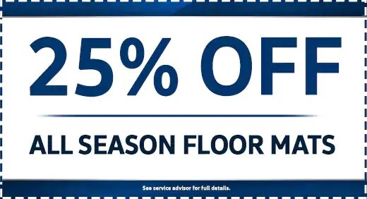 25% Off All Season Floor Mats in Jacksonville FL