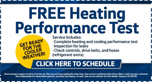 Free Heating Performance Test in Jacksonville, FL