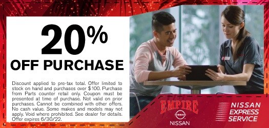 20% Off Purchase