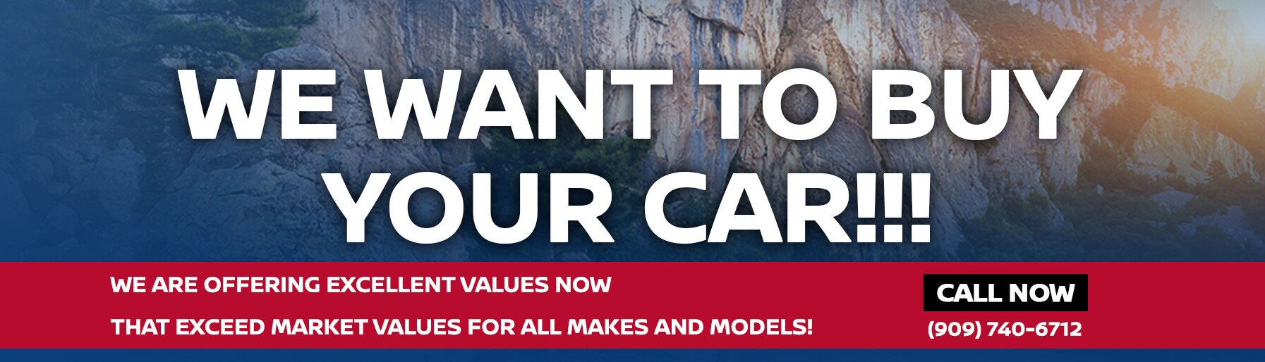We Buy Your Car Promotion