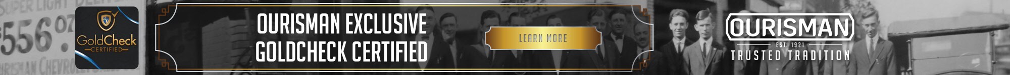 Ourisman Exclusive GoldCheck Certified