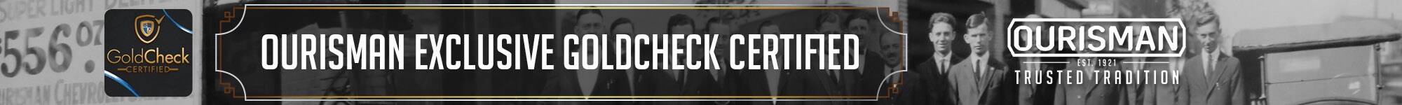 Ourisman Exclusive GoldCheck Certified