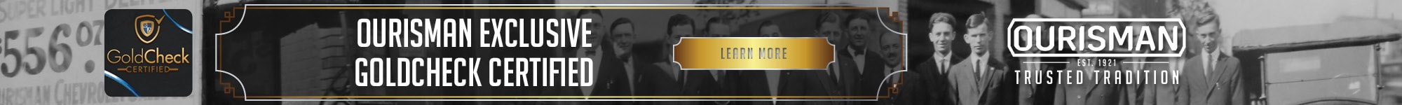 Ourisman Exclusive GoldCheck Certified