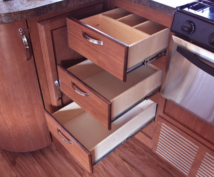 Salem full extension drawers