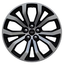 20 Ebony-Painted Machined Aluminum