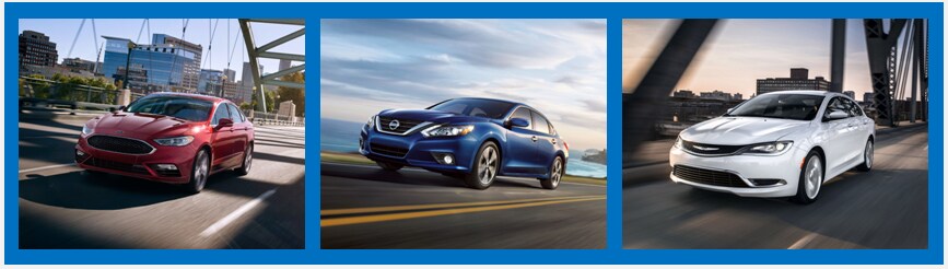 2017 Ford Fusion vs. Nissan Altima vs. Chrysler 200