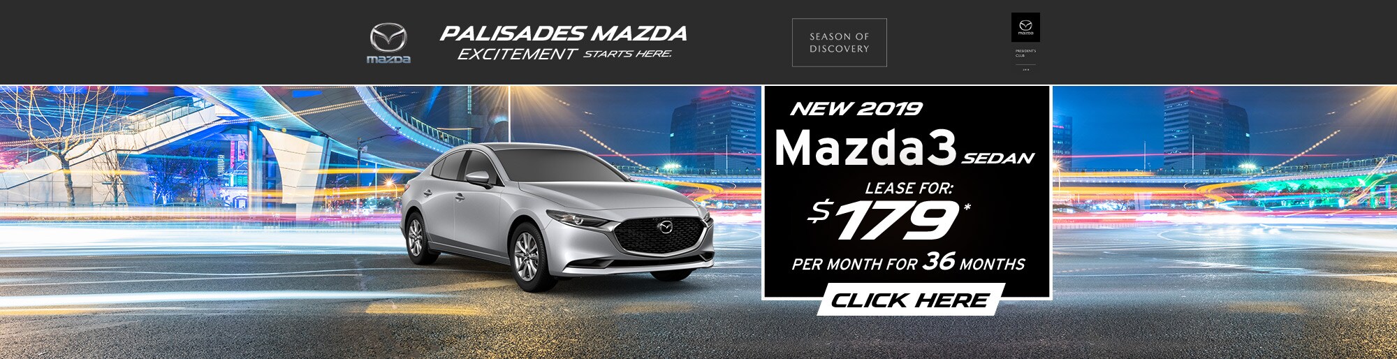 Mazda3 lease deal image