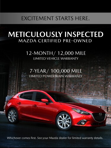 Why Buy Mazda Certified Pre-owned image