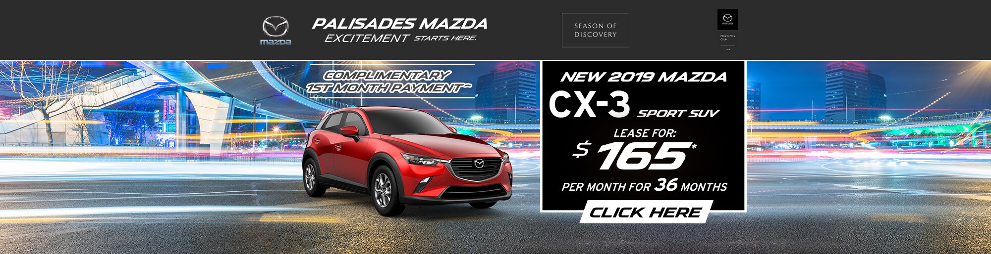 Mazda CX-3 lease deal image