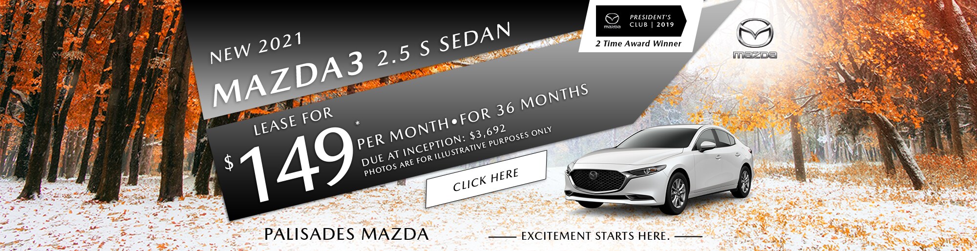 Mazda3 lease deal image