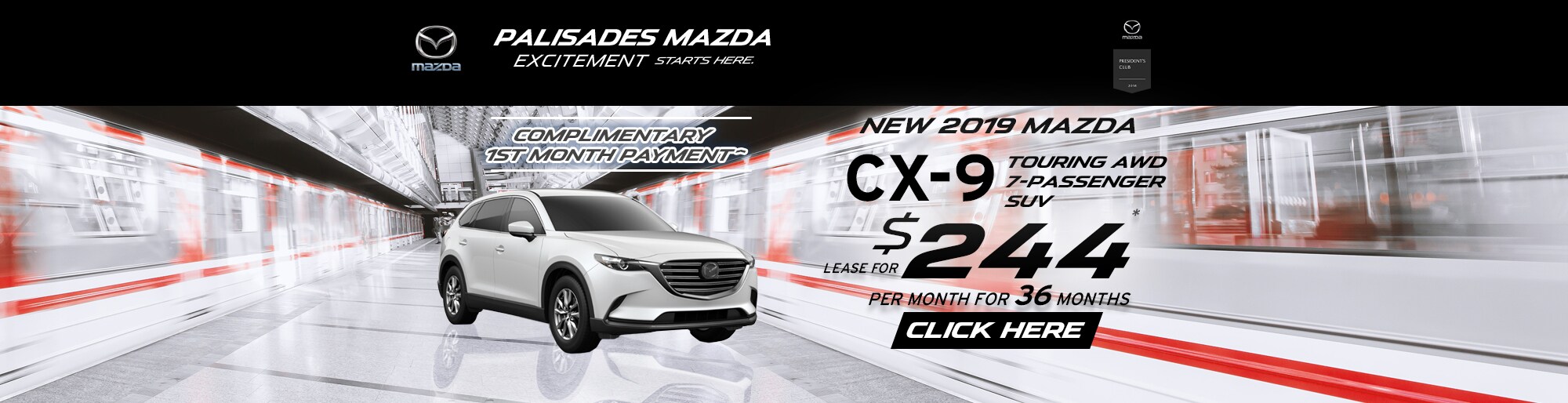 Mazda CX-9 lease deal image