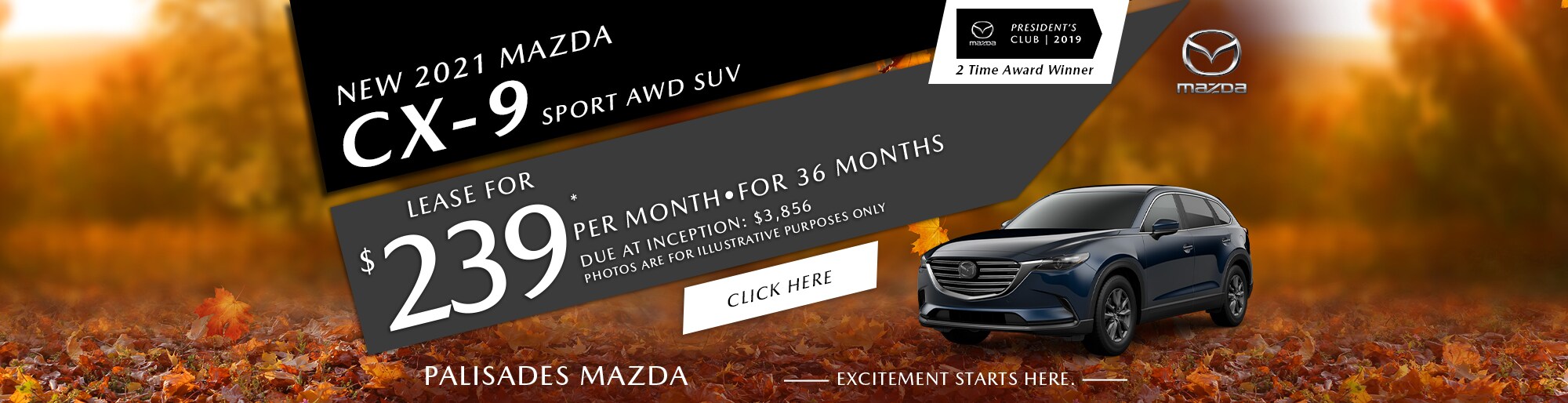 Mazda CX-9 lease deal image