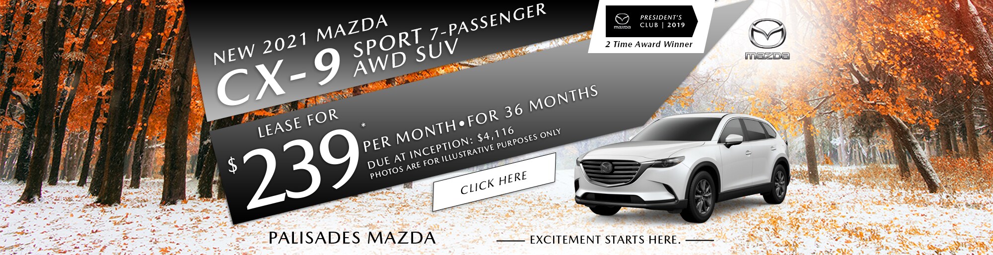 Mazda CX-9 lease deal image