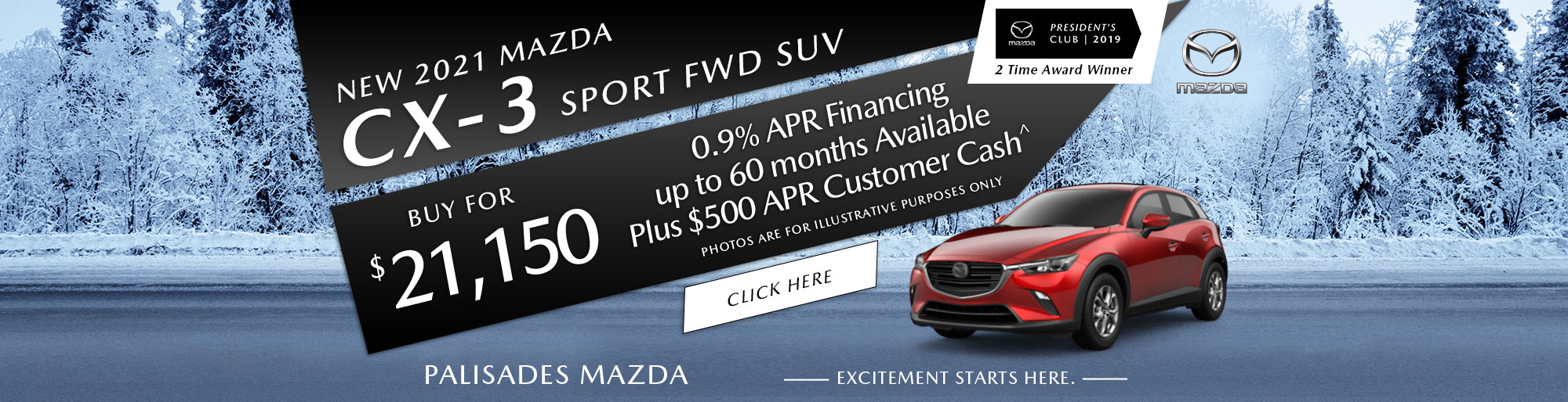 Mazda CX-3 lease deal image