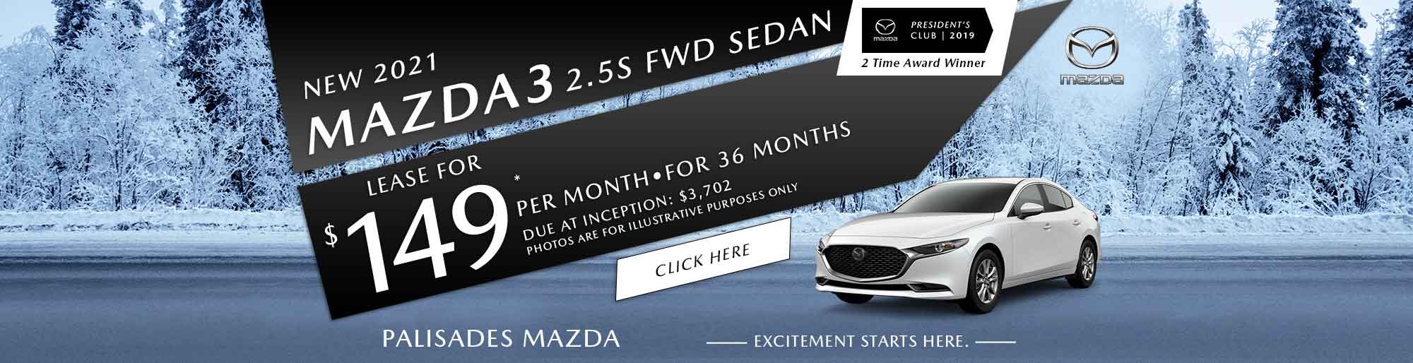 Mazda3 lease deal image