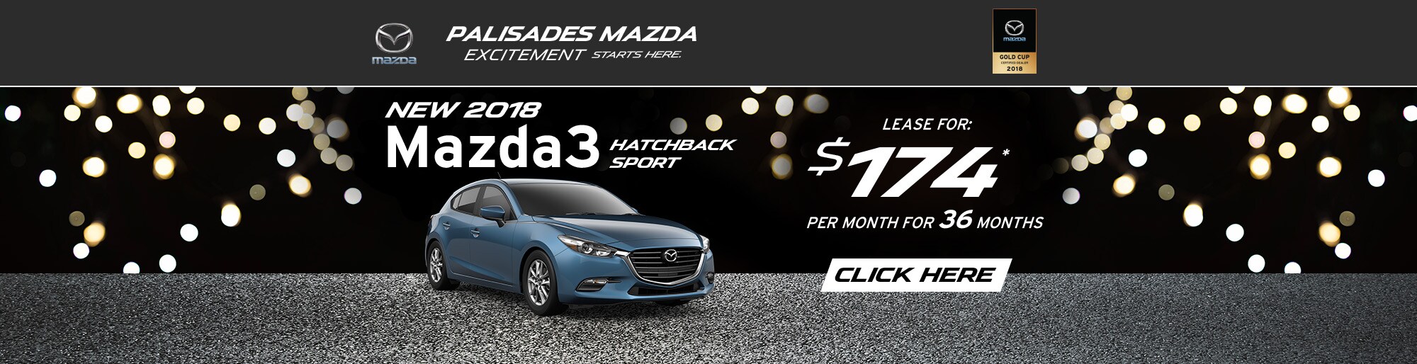 Mazda3 hatchback lease deal image