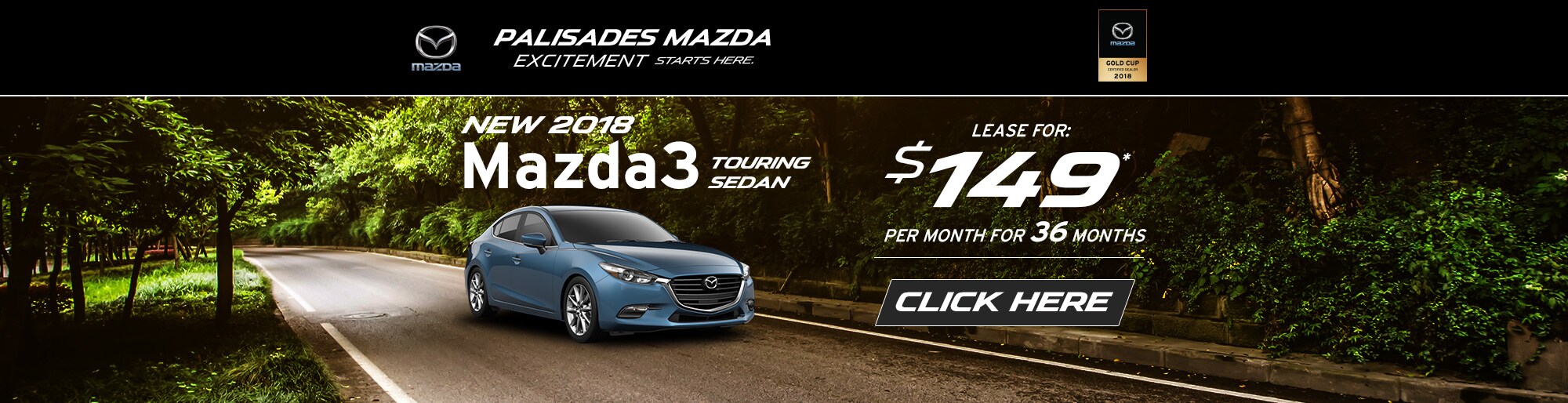 Mazda3 lease deal image